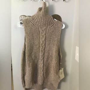 Margaret O’Leary Turtleneck Sweater Vest- Size M